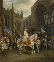 Lady Godiva Procession, Coventry by David Gee (1793 to 1872)