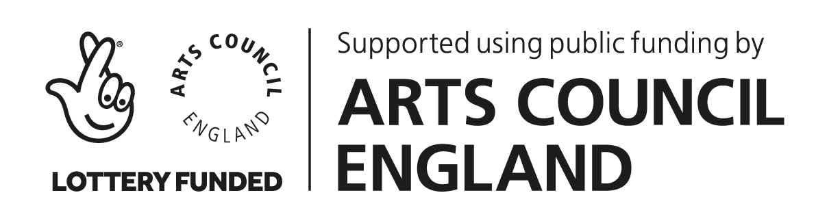 Arts Council England Lottery funded logo