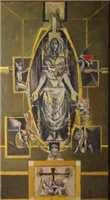 Christ in Glory: First Cartoon for the Tapestry, by Graham Sutherland, 1953