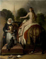 Lady Godiva’s Prayer by Edwin Landseer (1802-1873)