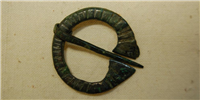 This decorative Anglo Saxon brooch was probably used to fasten a cloak.