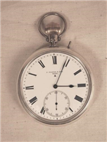 Chronometer. This Chronometer or deck watch, a type of watch used on ships to aid with navigation,was made by Joseph Player and Son of Coventry in 1896.