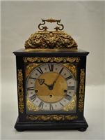 Bracket clock. This clock was made by Samuel Watson of Coventry between 1680 and 1690. Watson was one of the greatest clockmakers of his age and made clocks for King Charles II and Sir Isaac Newton.
