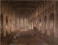 Interior of St Michael’s Church, Coventry by David Gee (1793-1872)