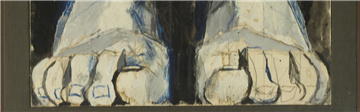 Cathedral tapestry studies by Graham Sutherland