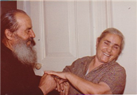 Ref: O24. Photograph: 1981. Grandfather and Grandmother.