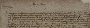 Letter from Queen Anne (Anne Boleyn)