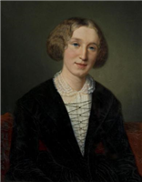 Mary Ann Evans, ‘George Eliot’ by Francois d’Albert-Durade (1804-1886)